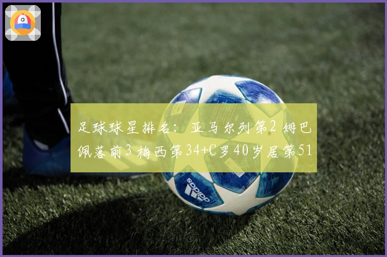 足球球星排名：亚马尔列第2 姆巴佩落前3 梅西第34+C罗40岁居第51